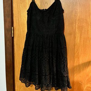 BeBop Black Dress. Size: M. Lace Pattern.
